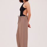 TAUPE SUITING CONNECTION PANT