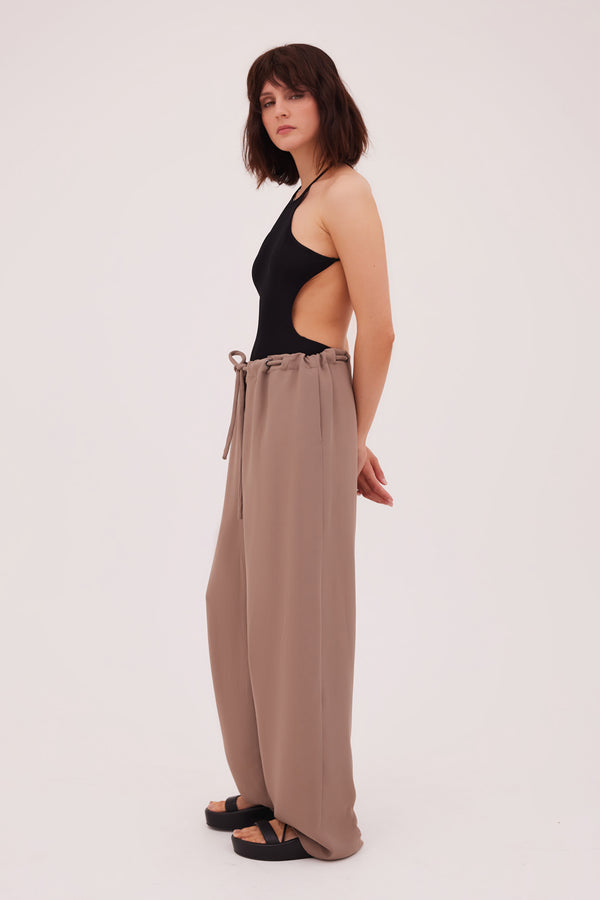 TAUPE SUITING CONNECTION PANT