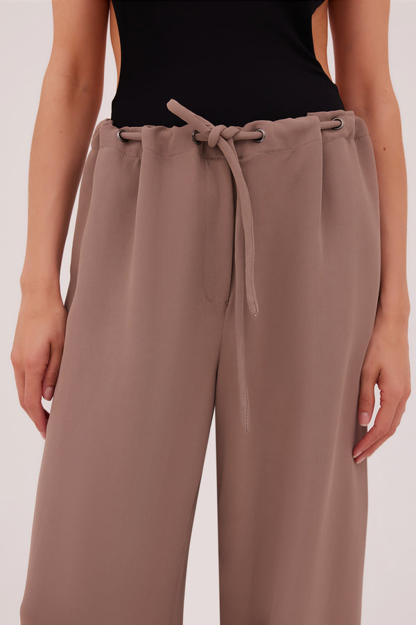 TAUPE SUITING CONNECTION PANT