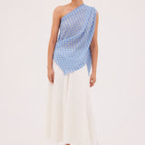 IVORY CREPE LENNON SKIRT