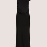 BLACK JERSEY LEONORA DRESS