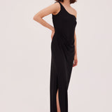 BLACK JERSEY LEONORA DRESS