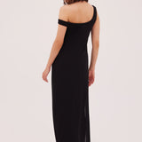 BLACK JERSEY LEONORA DRESS