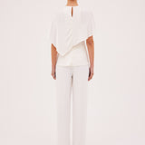 IVORY CREPE KENT PANT