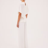 IVORY CREPE KENT PANT