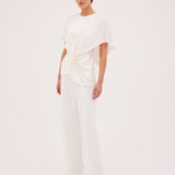 IVORY CREPE KENT PANT