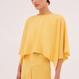 DAFFODIL SILK SPIRITED MINI SKIRT