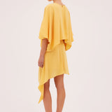 DAFFODIL SILK SPIRITED MINI SKIRT