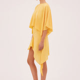 DAFFODIL SILK SPIRITED MINI SKIRT