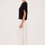 IVORY CREPE LENNON SKIRT