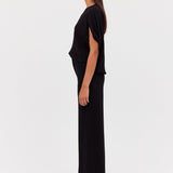 BLACK CREPE CLARISSA PANT