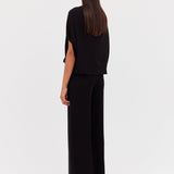 BLACK CREPE CLARISSA PANT