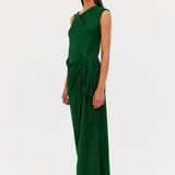 CYPRESS SATIN CREPE DEVIATION GOWN