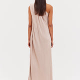 SAND SATIN IBIZA GOWN