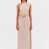 SAND SATIN IBIZA GOWN