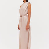 SAND SATIN IBIZA GOWN