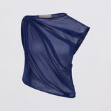 ROYAL SILK GEORGETTE TUMBLE TOP