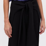 BLACK CREPE FLUENT PANT