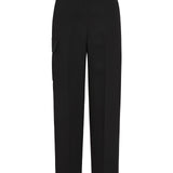 BLACK CREPE PIVOT PANT