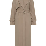 TAUPE SUITING HENRI TRENCH