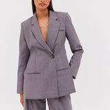 GREY WOOL LIBERTY JACKET
