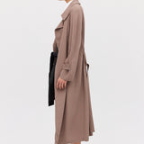 TAUPE SUITING HENRI TRENCH