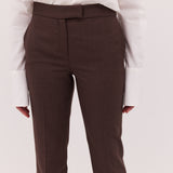 CHOCOLATE SUITING CELINA PANT