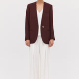 IVORY CREPE KENT PANT