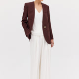 IVORY CREPE KENT PANT