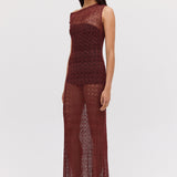 PLUM LACE SERENE DRESS