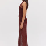 PLUM LACE SERENE DRESS