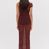 PLUM LACE SERENE DRESS