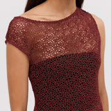 PLUM LACE SERENE DRESS