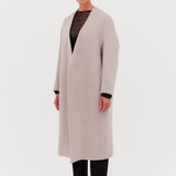 MUSHROOM COATING ENFOLD COAT