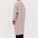 MUSHROOM COATING ENFOLD COAT