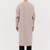MUSHROOM COATING ENFOLD COAT