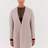 MUSHROOM COATING ENFOLD COAT