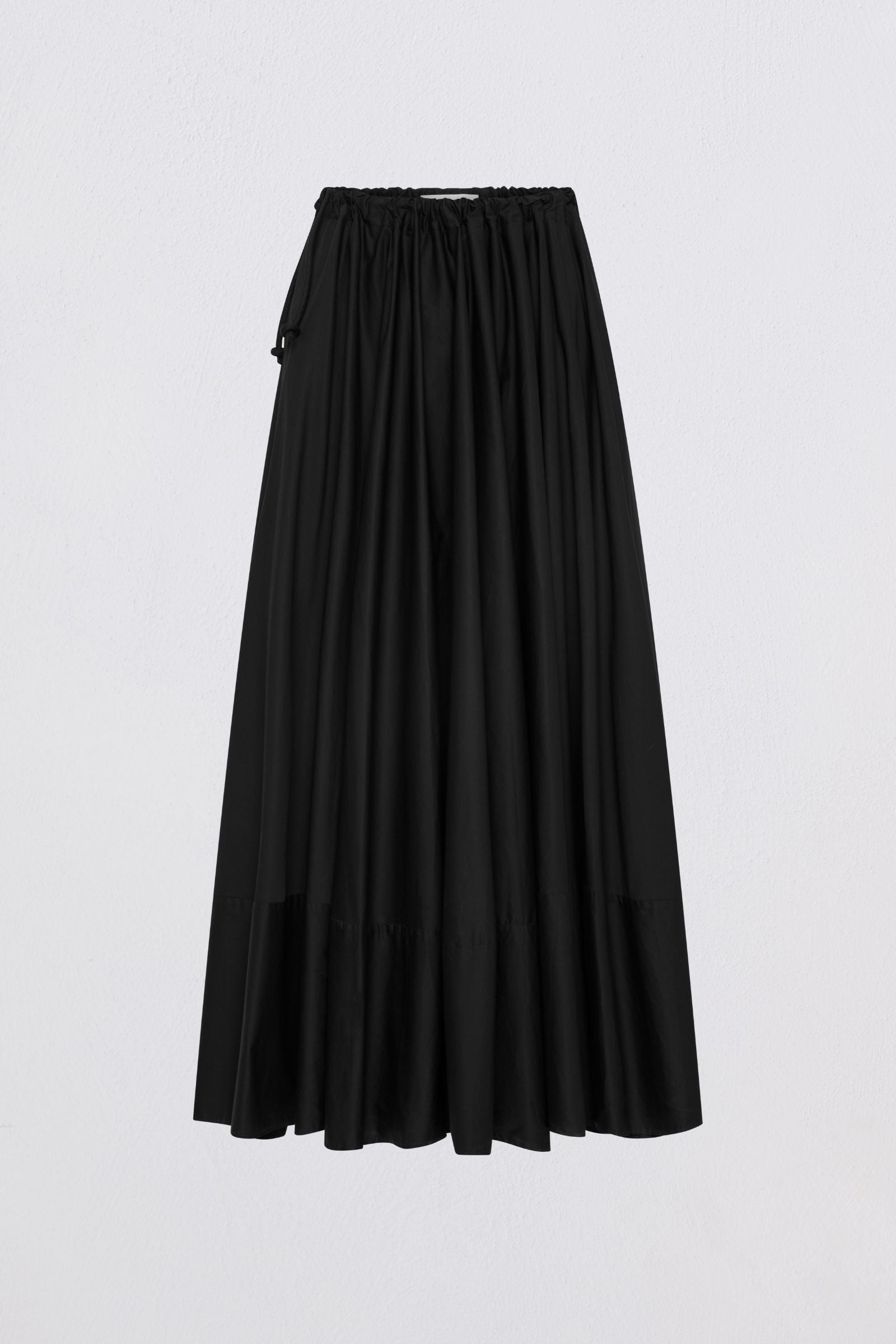 BLACK COTTON SANTANA SKIRT