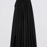 BLACK COTTON SANTANA SKIRT