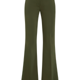 OLIVE CREPE SUITING NADJA PANT