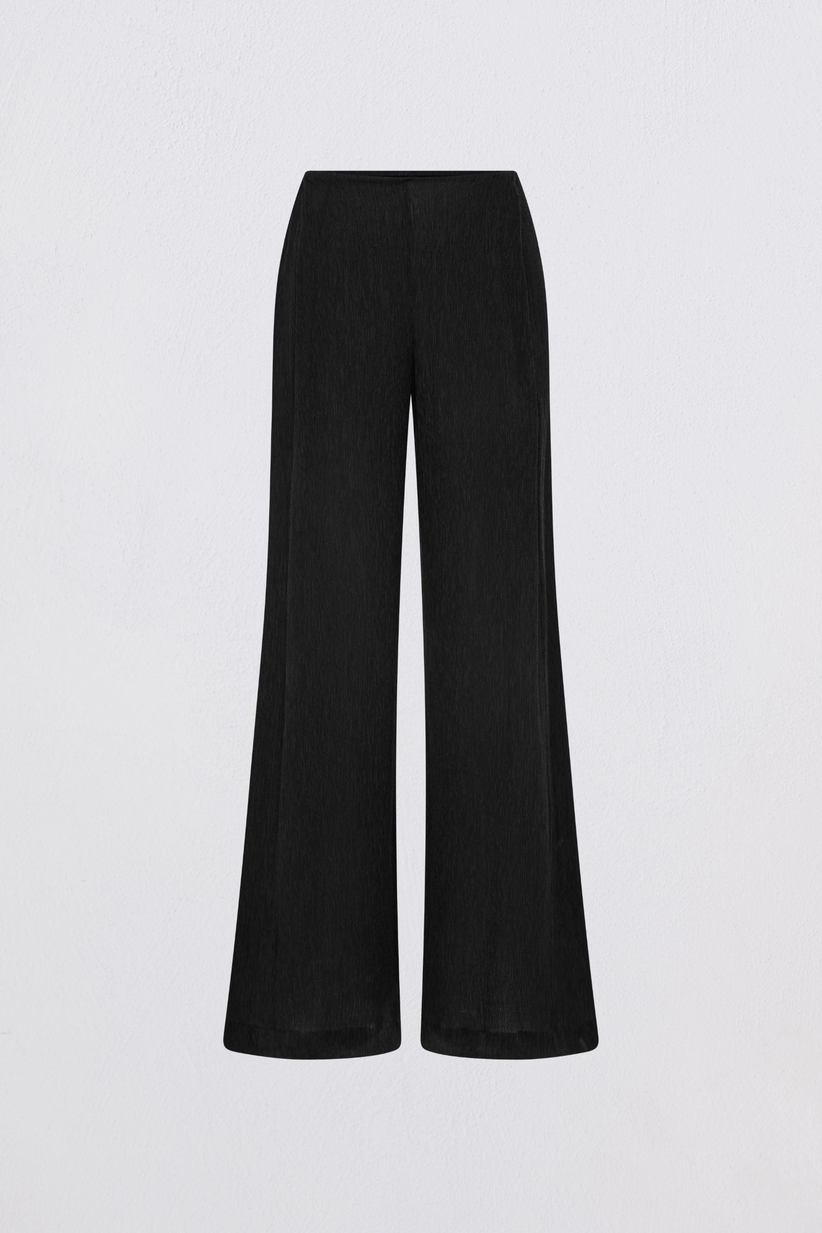 BLACK CRINKLE RAY PANT