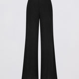 BLACK CRINKLE RAY PANT