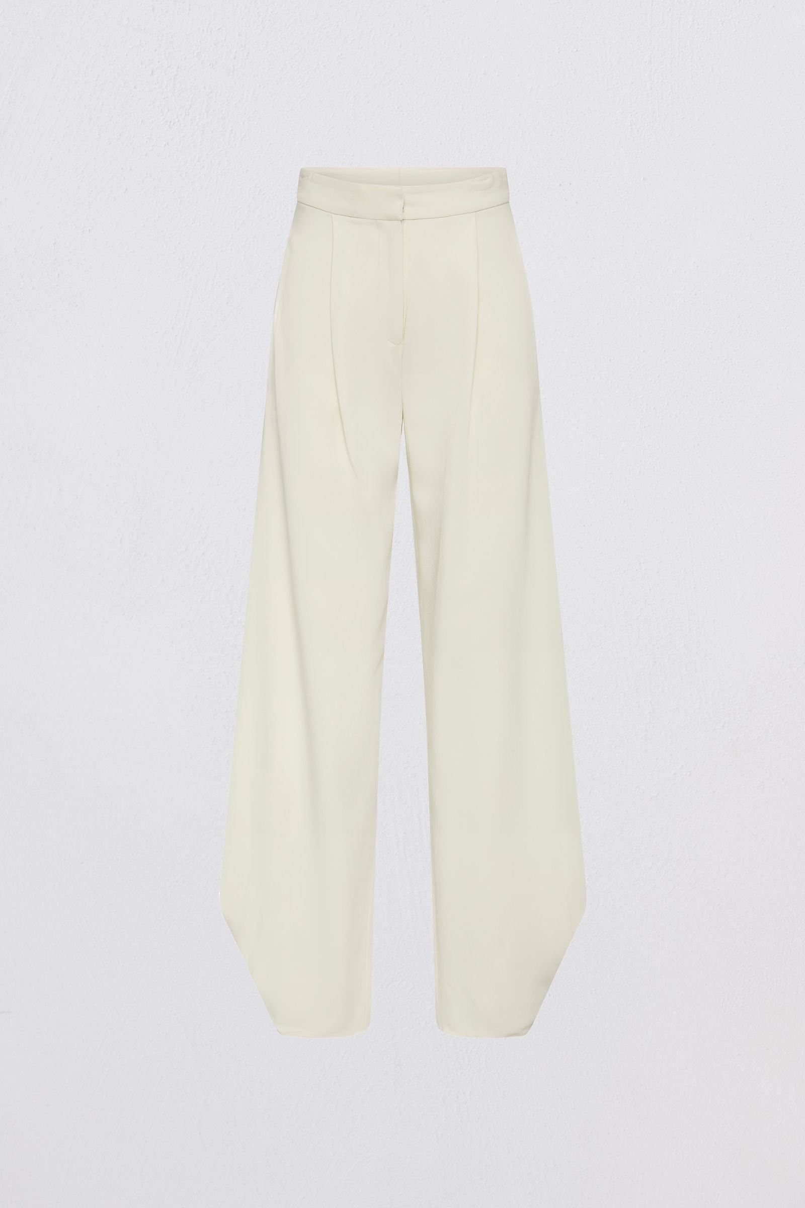 CREAM CREPE SUITING SURRENDER PANT