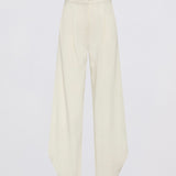 CREAM CREPE SUITING SURRENDER PANT