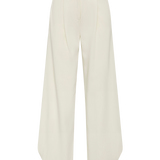 CREAM CREPE SUITING SURRENDER PANT