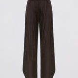 BLACK CREPE SURRENDER PANT