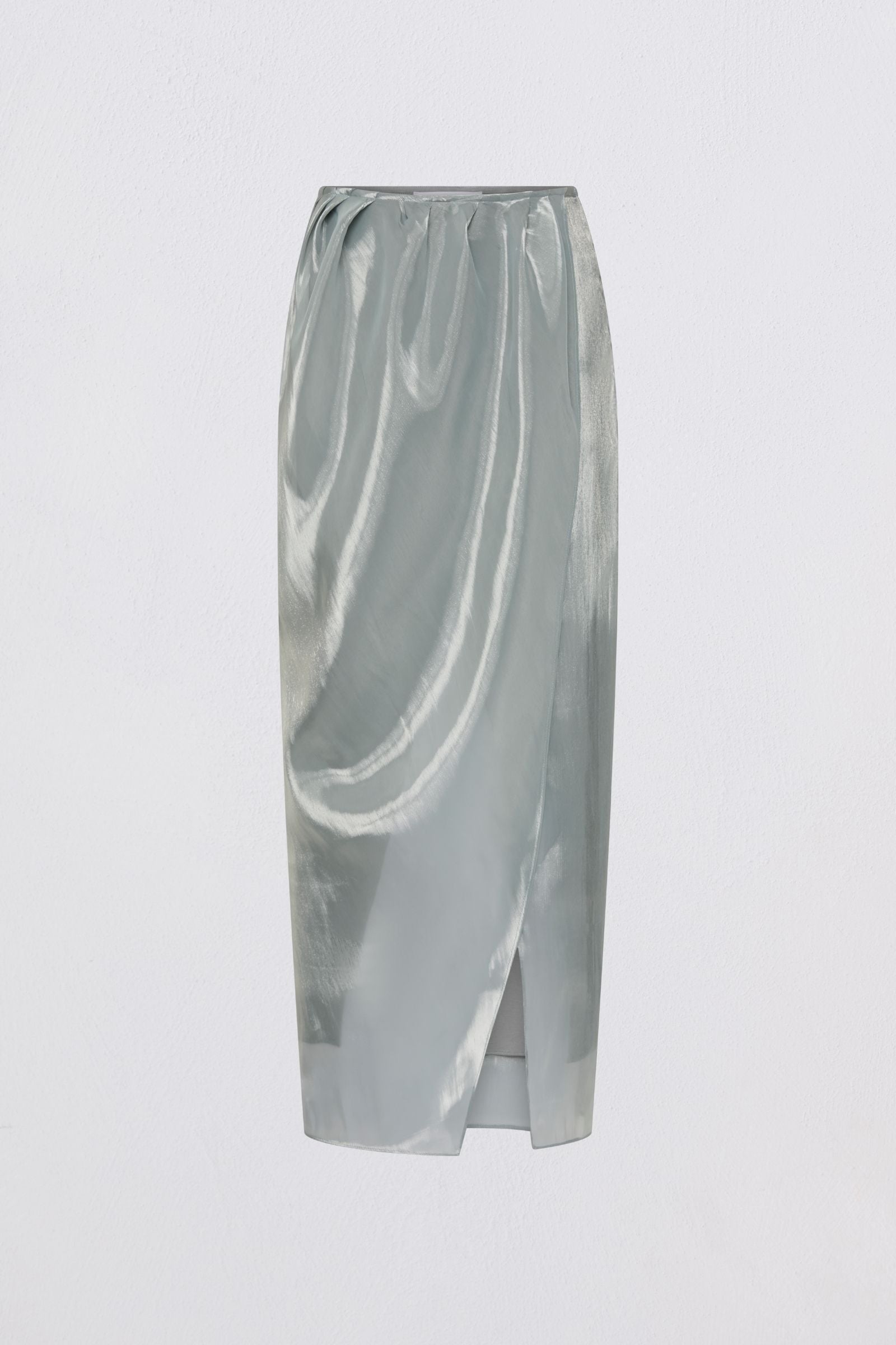 BLUE LIQUID ORGANZA DRIFT SKIRT