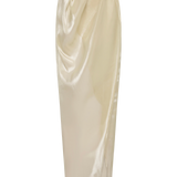 CHAMPAGNE LIQUID ORGANZA DRIFT SKIRT