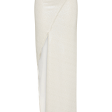 MILK SEQUIN OBLIQUE SKIRT