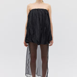 BLACK METAL COTTON HAZEL DRESS